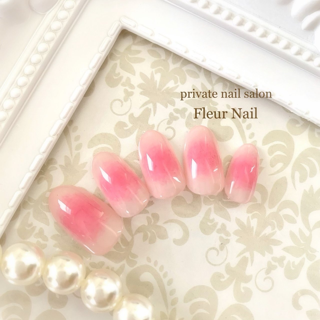 春 オールシーズン デート ハンド チーク Fleur Nail フルールネイル のネイルデザイン No ネイルブック
