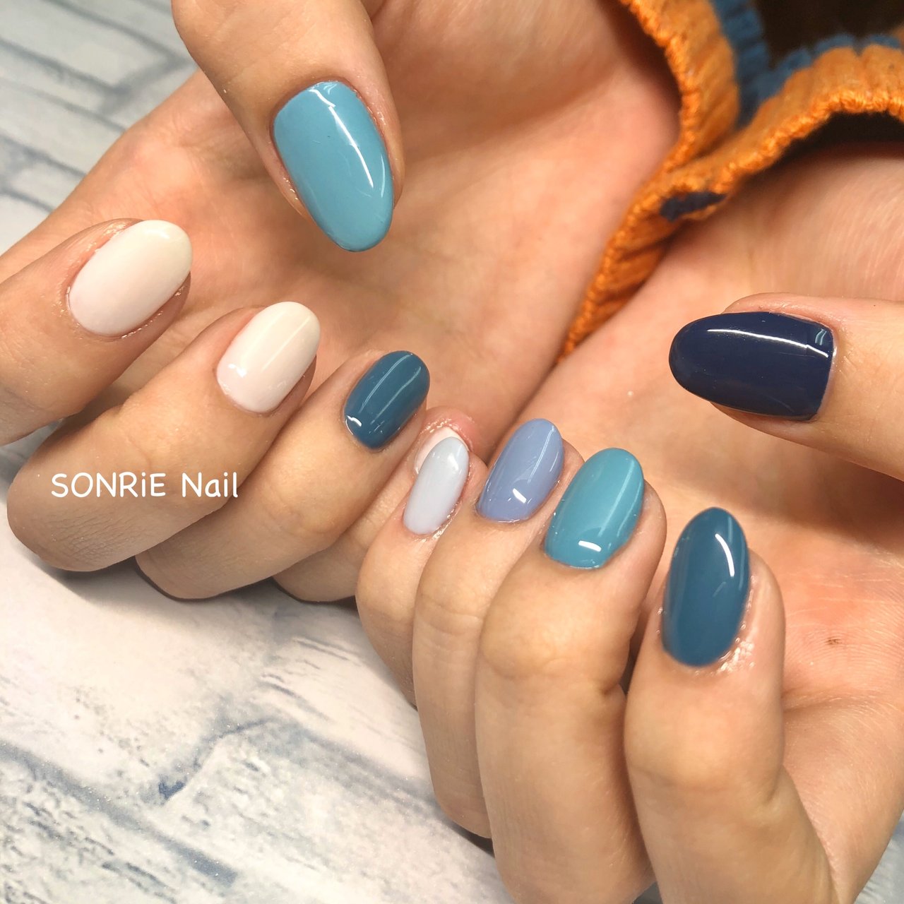 夏 冬 七夕 海 ハンド Sonrie Nailのネイルデザイン No ネイルブック