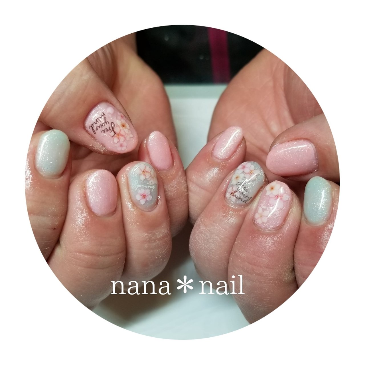 春 入学式 デート 女子会 ハンド Nana Nailのネイルデザイン No ネイルブック