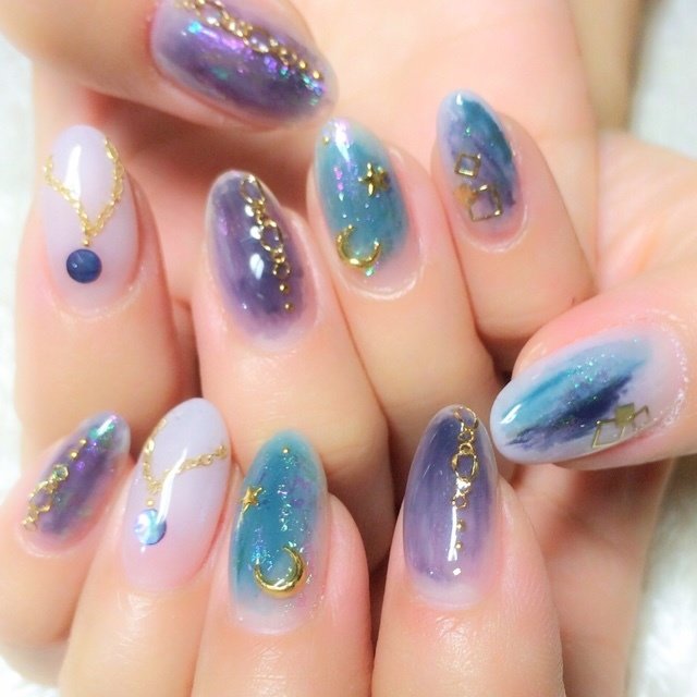 夏 秋 冬 海 浴衣 Like 21 Nailのネイルデザイン No ネイルブック