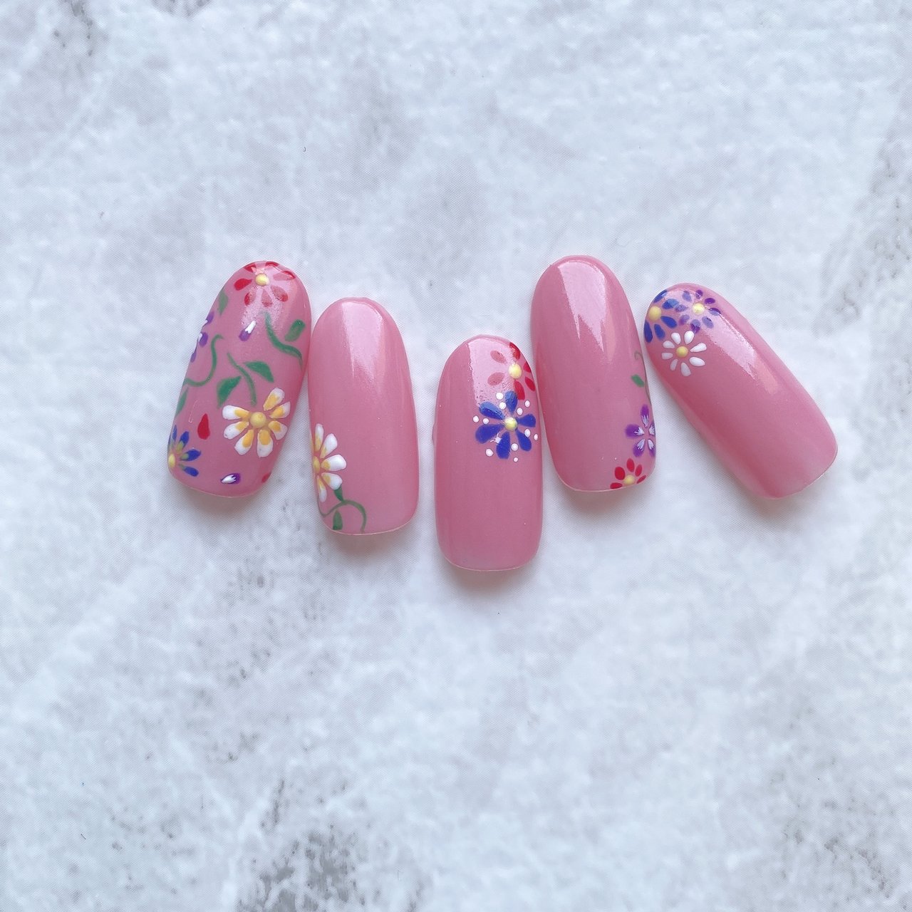 春 オールシーズン 女子会 ハンド シンプル 豊橋 Cherish Nail チェリッシュネイル のネイルデザイン No ネイル ブック