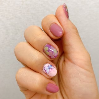 おすすめ順 フラワー セリアジェルのネイルデザイン ネイルブック