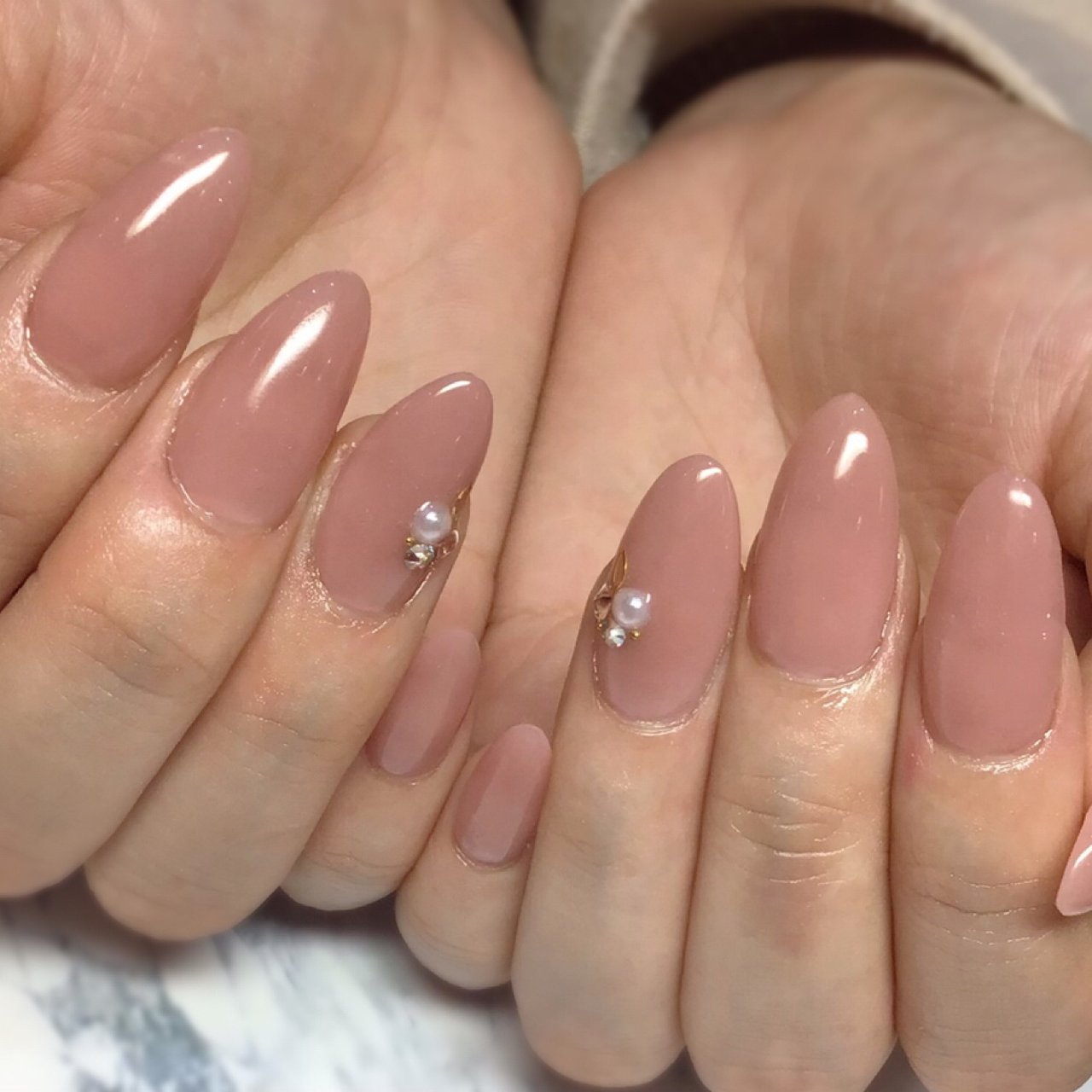 オフィス ブライダル パーティー シンプル ワンカラー Nail Hisuiのネイルデザイン No ネイルブック