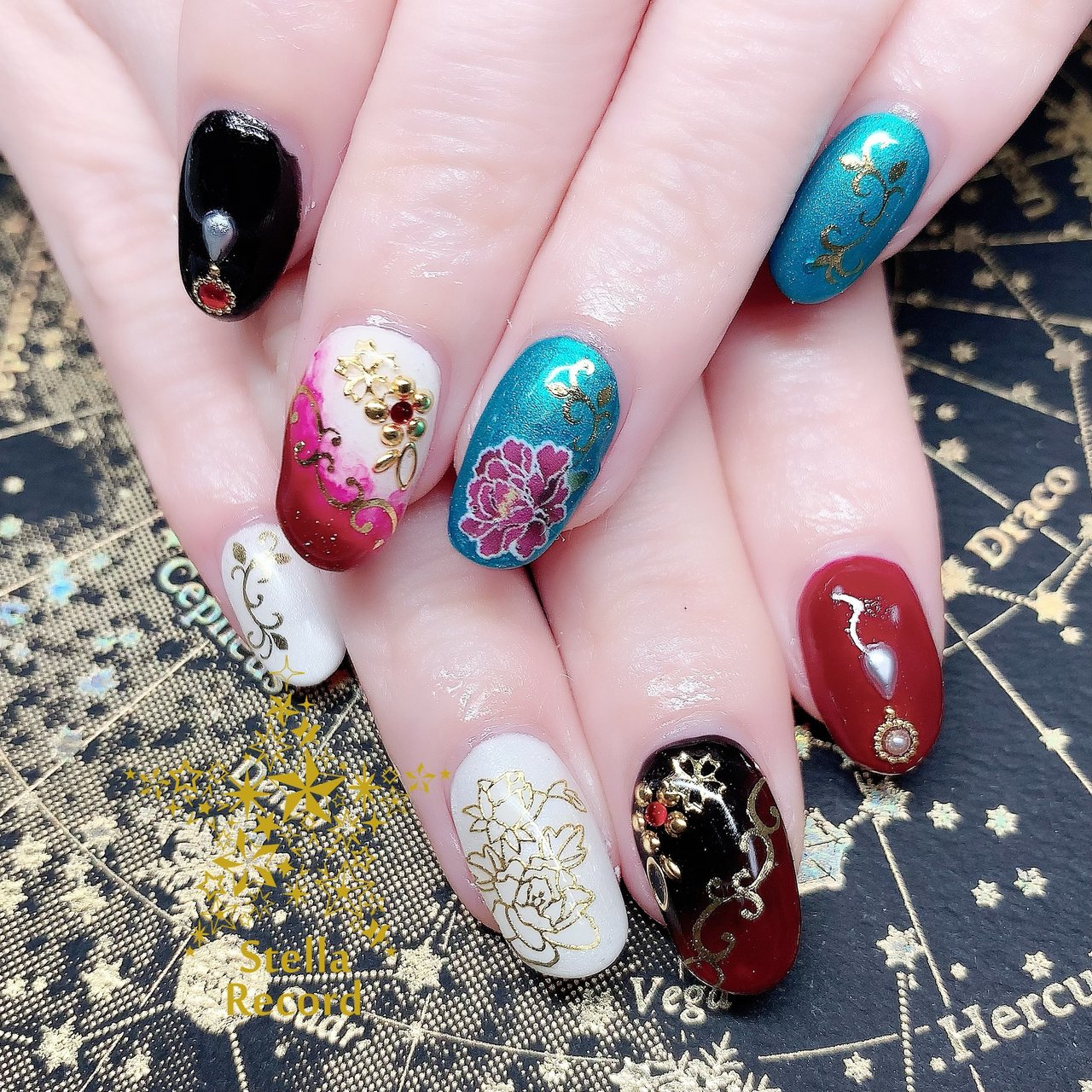 オールシーズン 旅行 ライブ 女子会 ハンド Yukieのネイルデザイン No ネイルブック