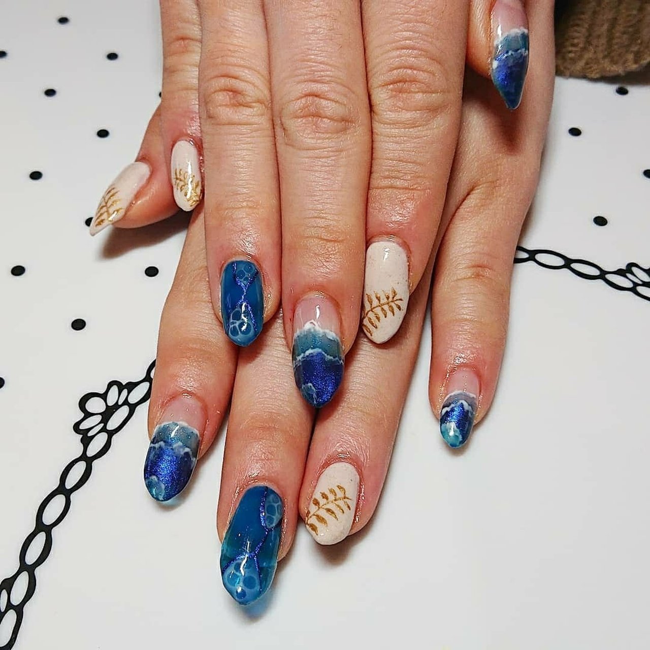 春 夏 ハンド ロング Nailsalonaruのネイルデザイン No ネイルブック