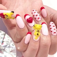 ピカチュウネイルのネイルデザイン 3ページ目 ネイルブック