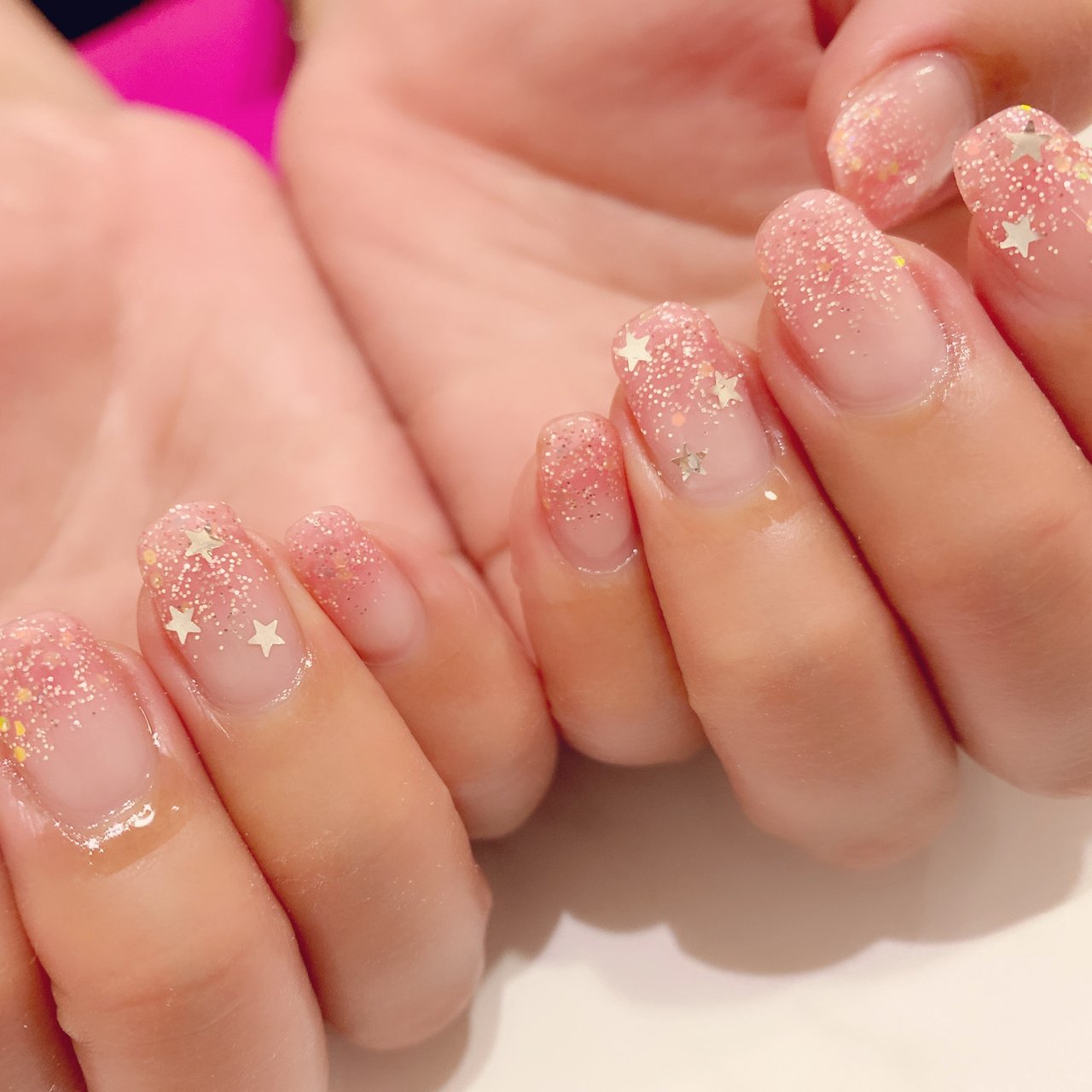 春 オールシーズン ハンド グラデーション ホログラム Leciel Nail 豊田市ネイルサロン のネイルデザイン No ネイルブック