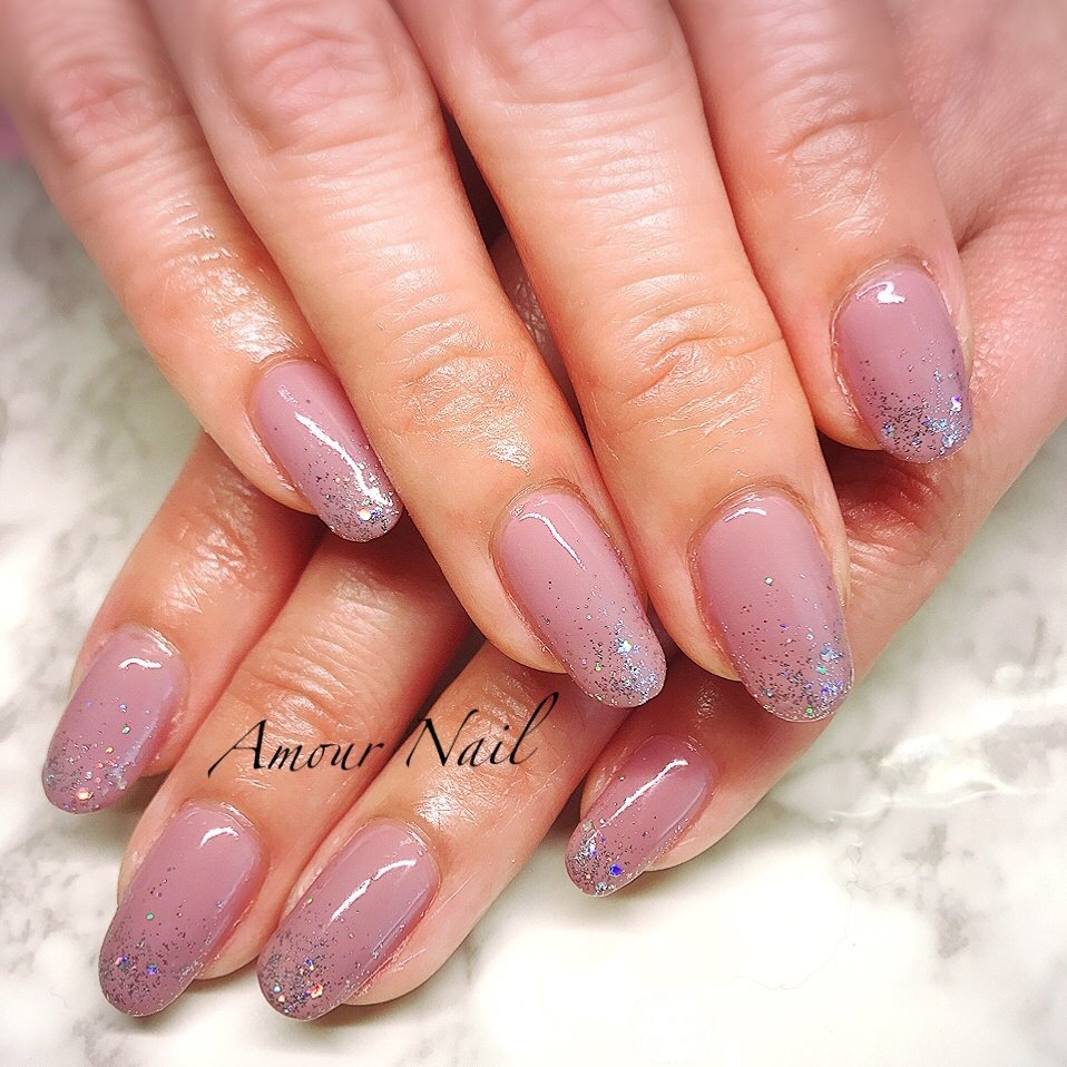 ハンド ラメ ワンカラー Amour Nailのネイルデザイン No ネイルブック