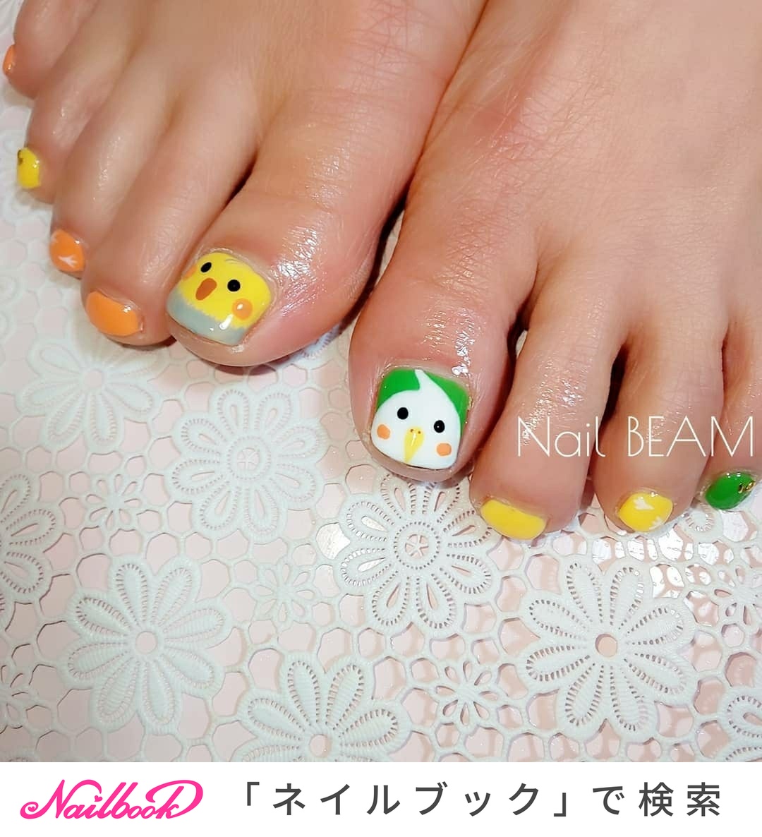 セキセイインコのネイルデザイン ネイルブック