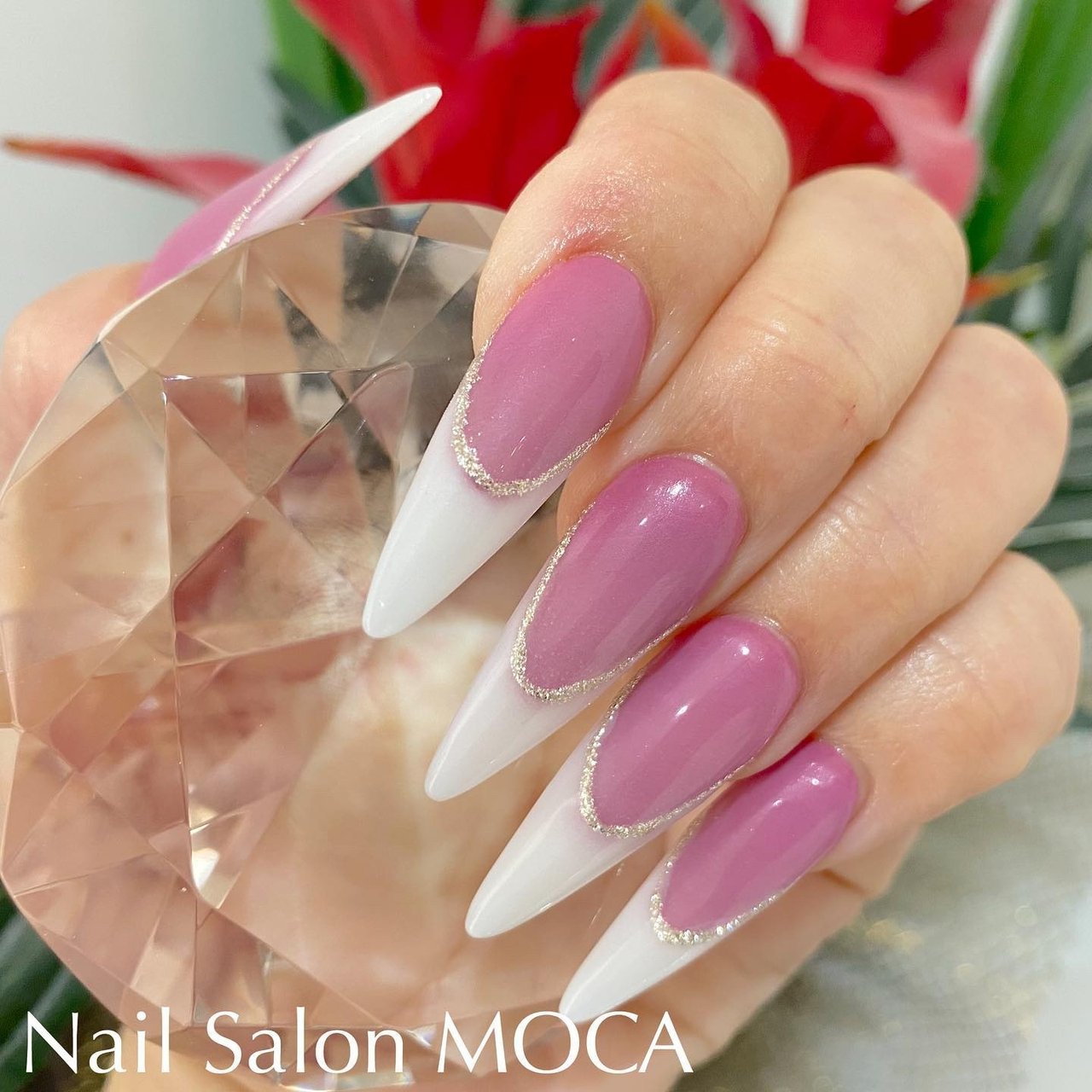 オールシーズン 成人式 ブライダル パーティー ハンド Nail Salon Mocaのネイルデザイン No ネイルブック