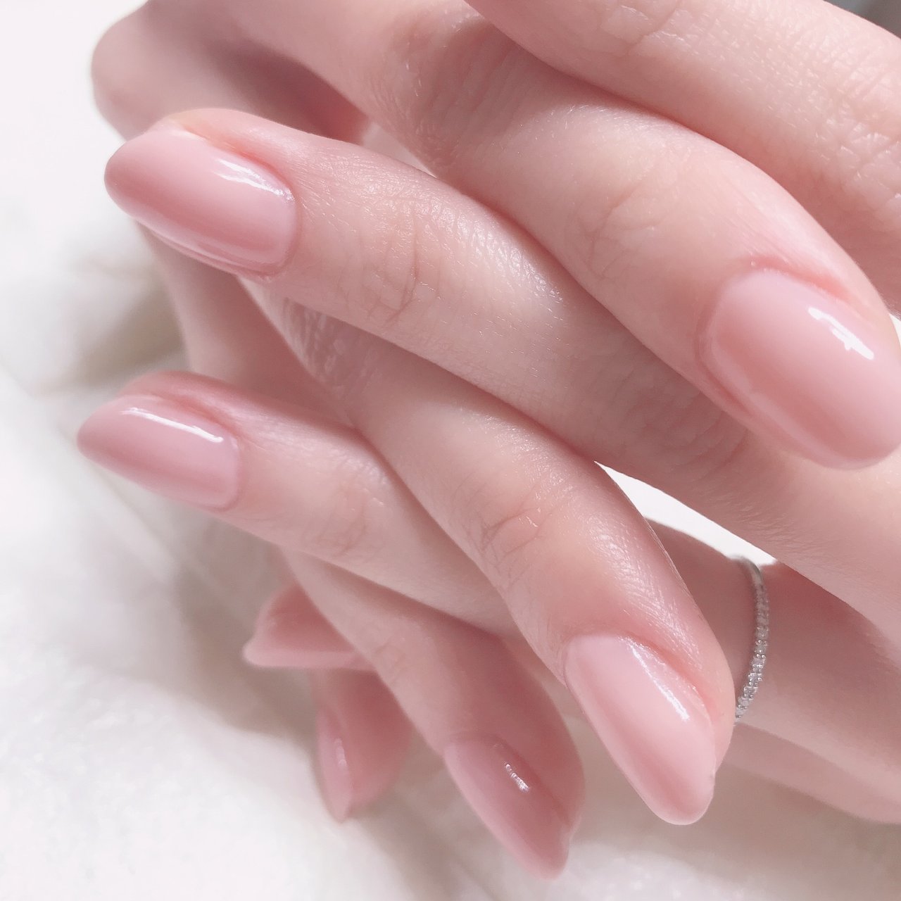 オフィス ハンド ワンカラー ショート ベージュ Nailsalon Sireneのネイルデザイン No ネイルブック