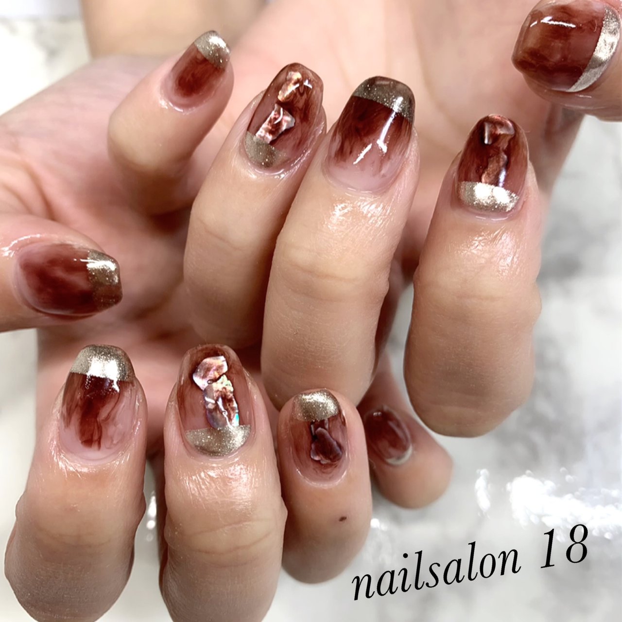 春 オールシーズン オフィス ハンド シンプル Nailsalon 18のネイルデザイン No ネイルブック