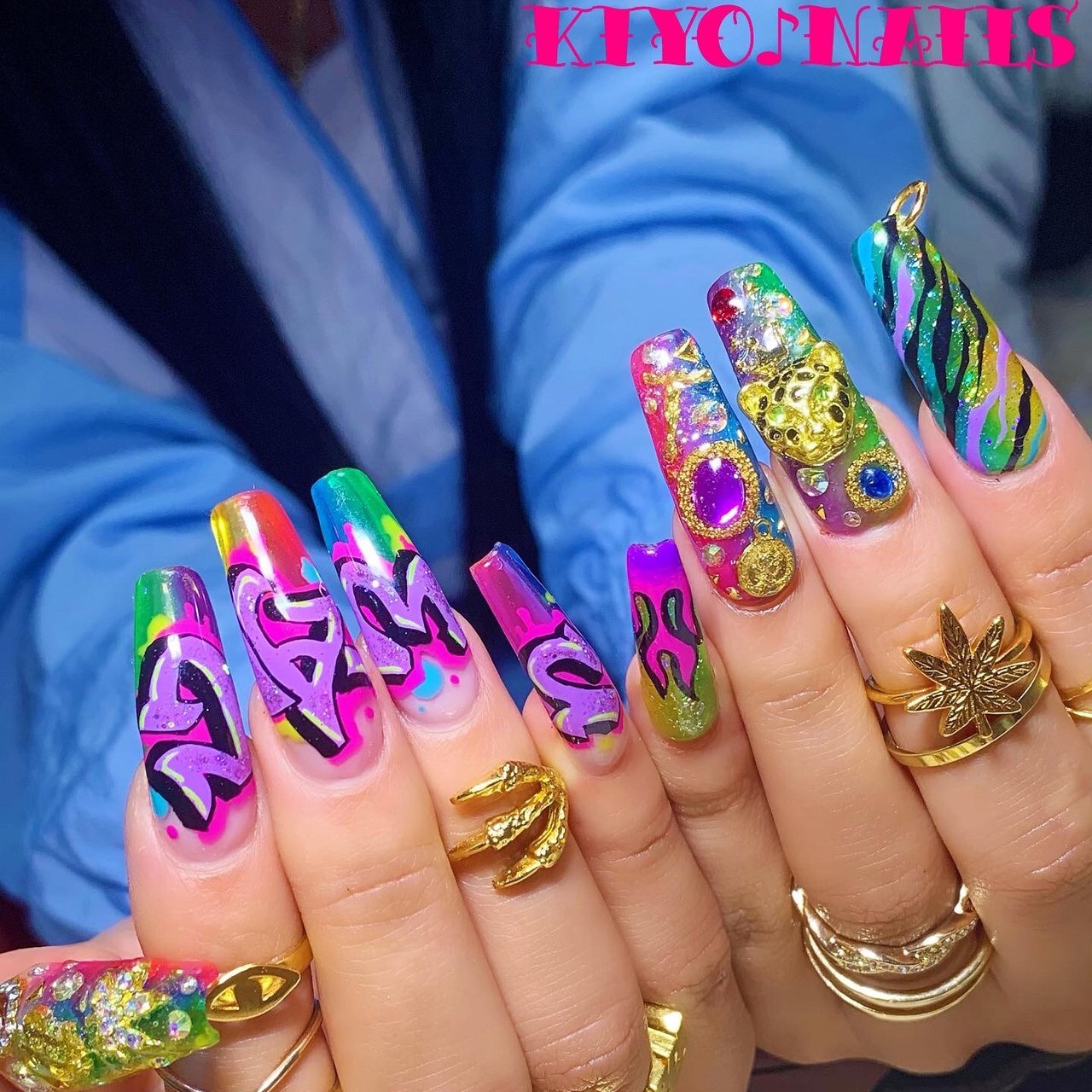 夏 海 リゾート ライブ ハンド Kiyoのネイルデザイン No ネイルブック