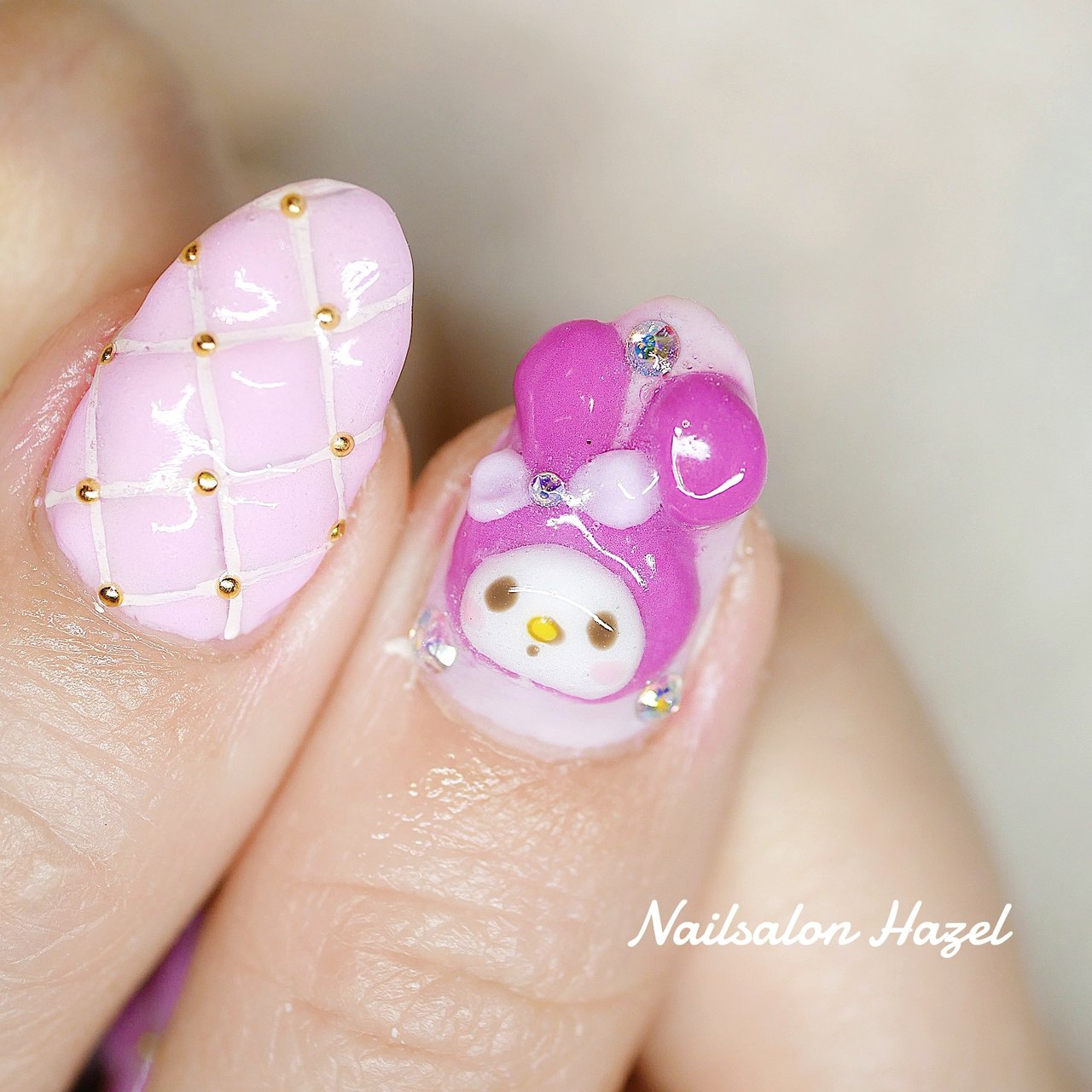 春 オールシーズン ハンド キャラクター フルーツ Nailsalon Hazelのネイルデザイン No ネイルブック