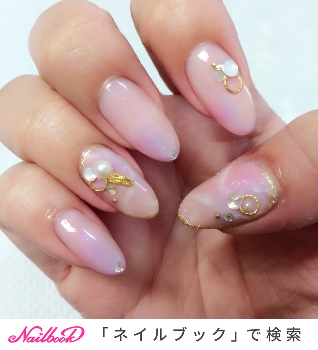 秋 ハンド マーブル ミディアム ピンク 那覇市privatesalonaglaia ｱｸﾞﾗｲｱ のネイルデザイン No ネイル ブック