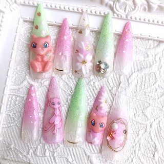 おすすめ順 グラデーション ポケモンネイルのネイルデザイン ネイルブック