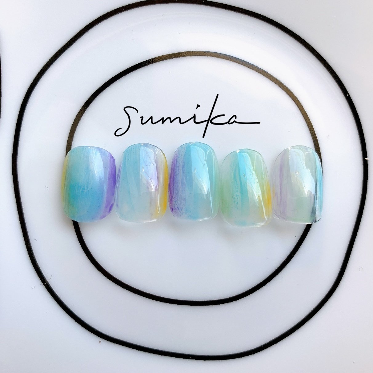 春 夏 梅雨 七夕 ハンド Nail Salon Sumikaのネイルデザイン No ネイルブック