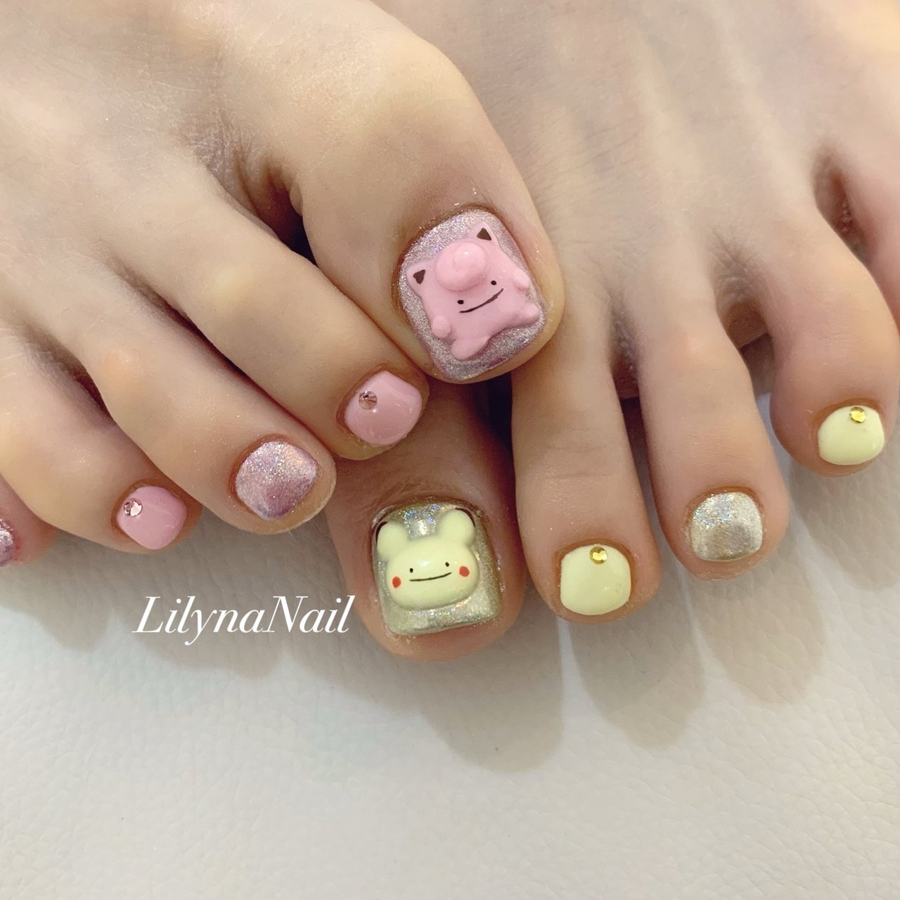 オールシーズン パーティー デート 女子会 フット Nailsalon Lilynaのネイルデザイン No ネイルブック