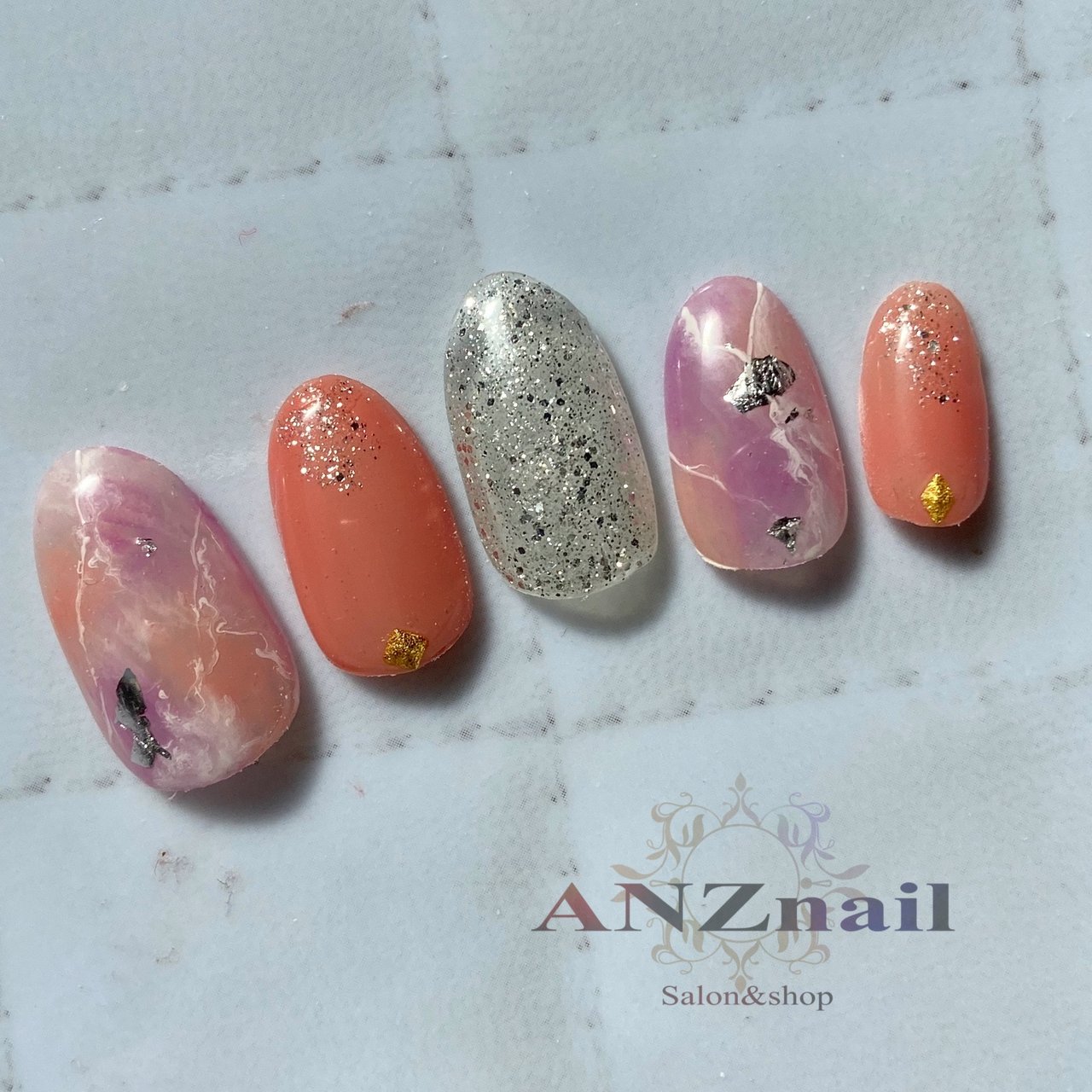 春 夏 オフィス デート ハンド Anznail 旭川市ネイルサロン ネイリストあんず のネイルデザイン No ネイルブック