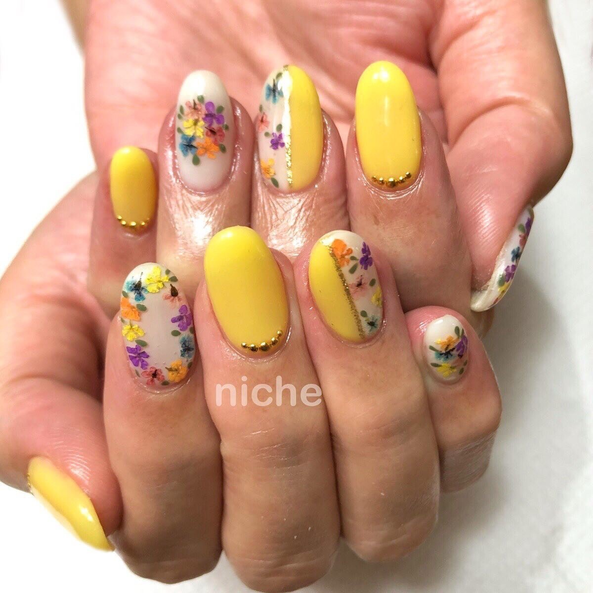 春 夏 リゾート パーティー ハンド Nailsalonniche ネイルサロンニッチのネイルデザイン No ネイルブック