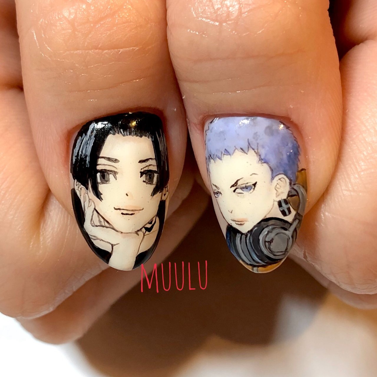 オールシーズン 女子会 ハンド ワンカラー 痛ネイル Nailsalon Muuluのネイルデザイン No ネイルブック