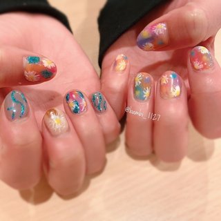 22年 新着順 ぐちゃぐちゃネイルのネイルデザイン ネイルブック