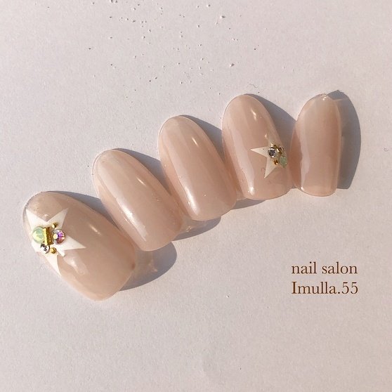 春 夏 七夕 ハンド シンプル Nail Salon Imulla 55のネイルデザイン No ネイルブック