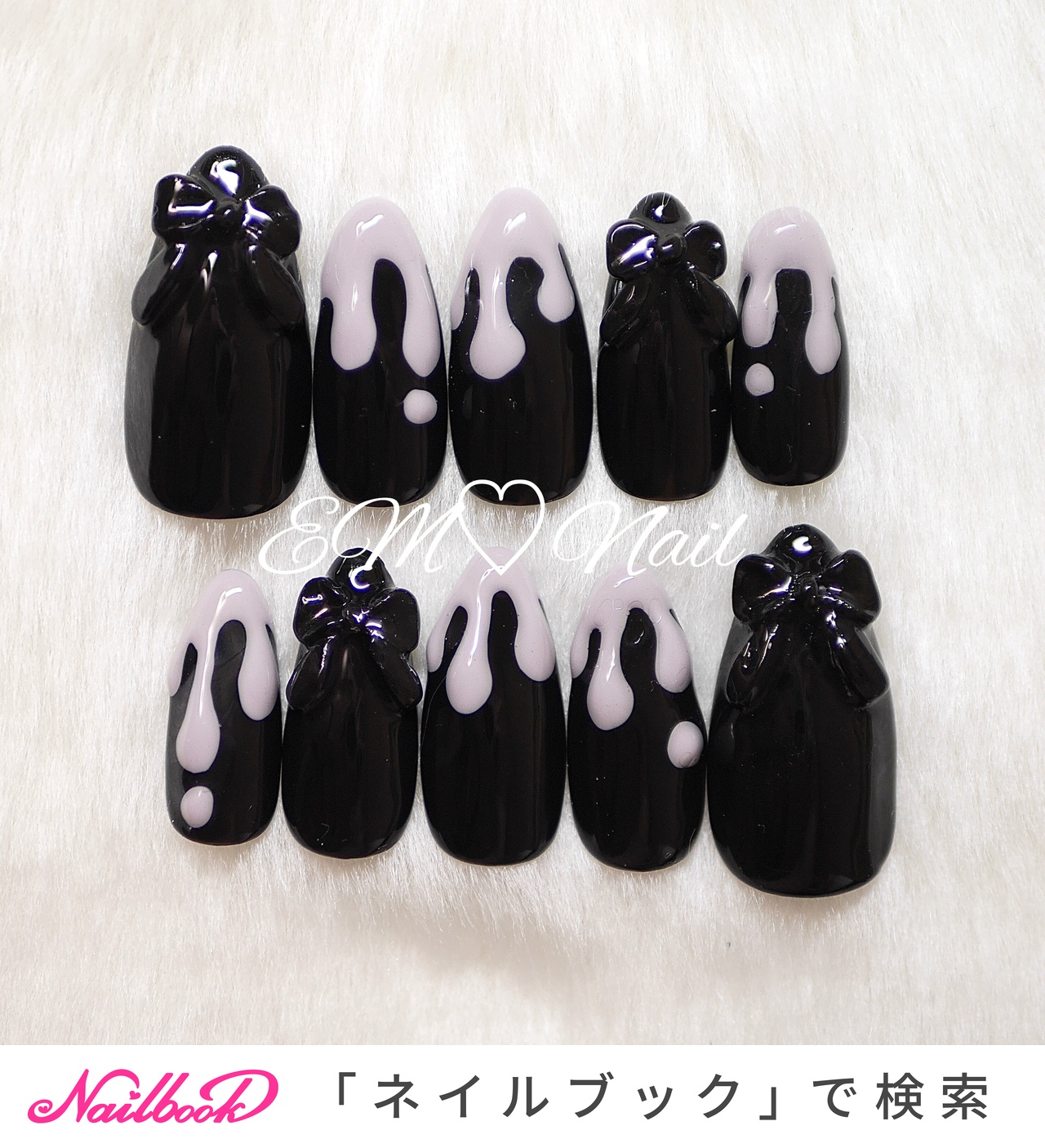 ブラック ネイルチップ のネイルデザイン No ネイルブック