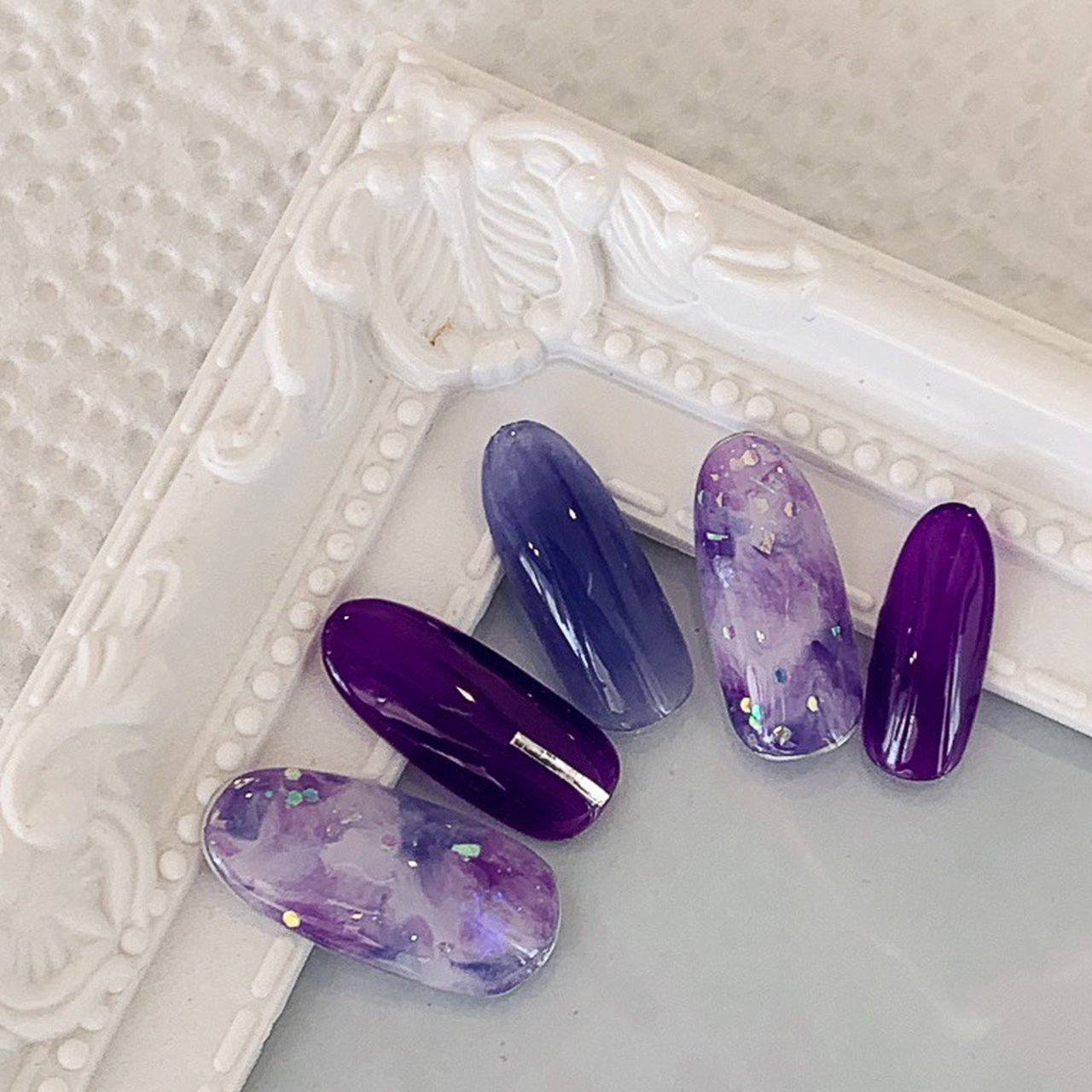 夏 梅雨 浴衣 ハンド シンプル Mami Nail Salon Fika のネイルデザイン No ネイルブック