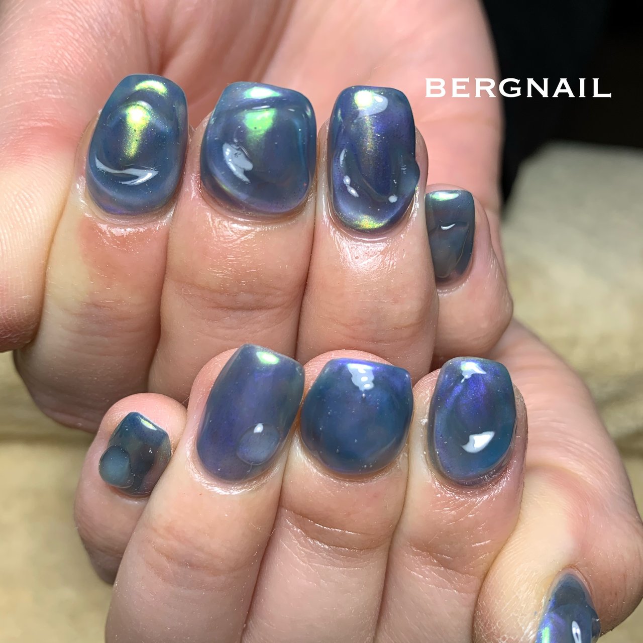 春 ブルー Bergnailのネイルデザイン No ネイルブック