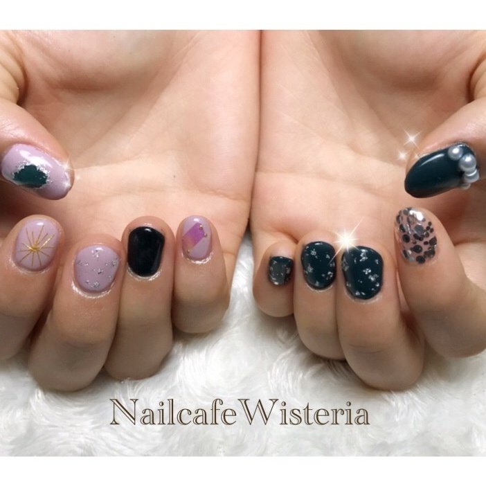 ホログラム ラメ ワンカラー ワイヤー ピンク Nailcafewisteriaのネイルデザイン No ネイルブック