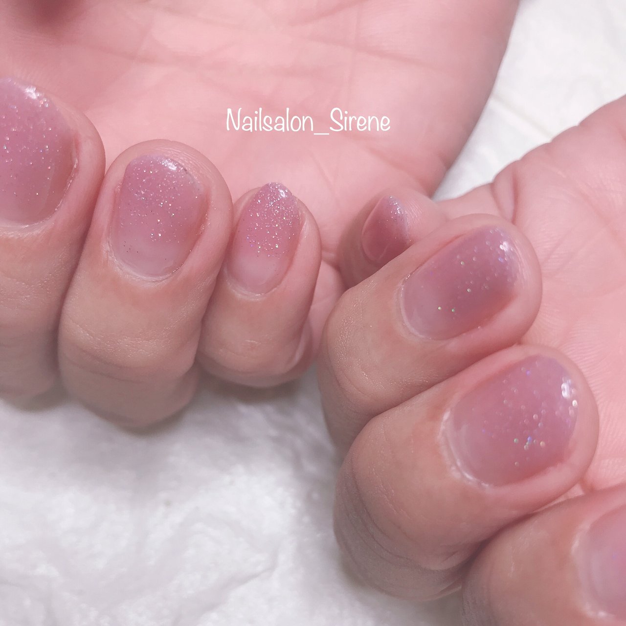 春 オフィス ハンド グラデーション ラメ Nailsalon Sireneのネイルデザイン No ネイルブック