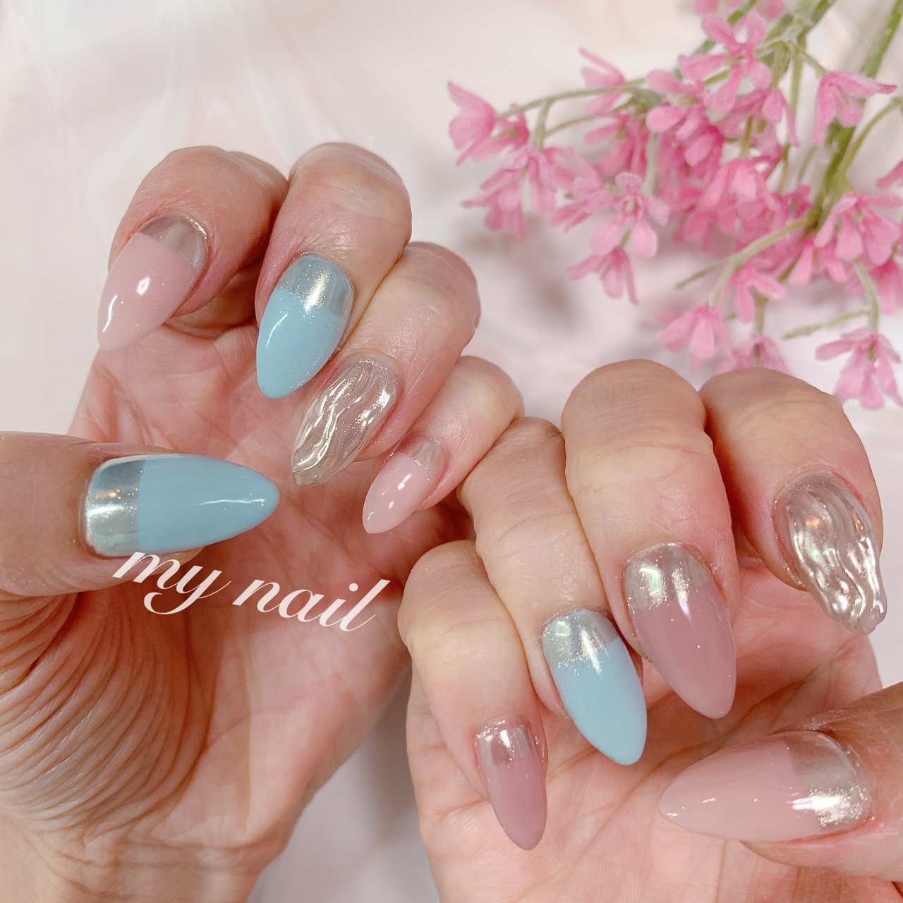 ハンド フレンチ ミラー Belle Nail By Ikuのネイルデザイン No ネイルブック