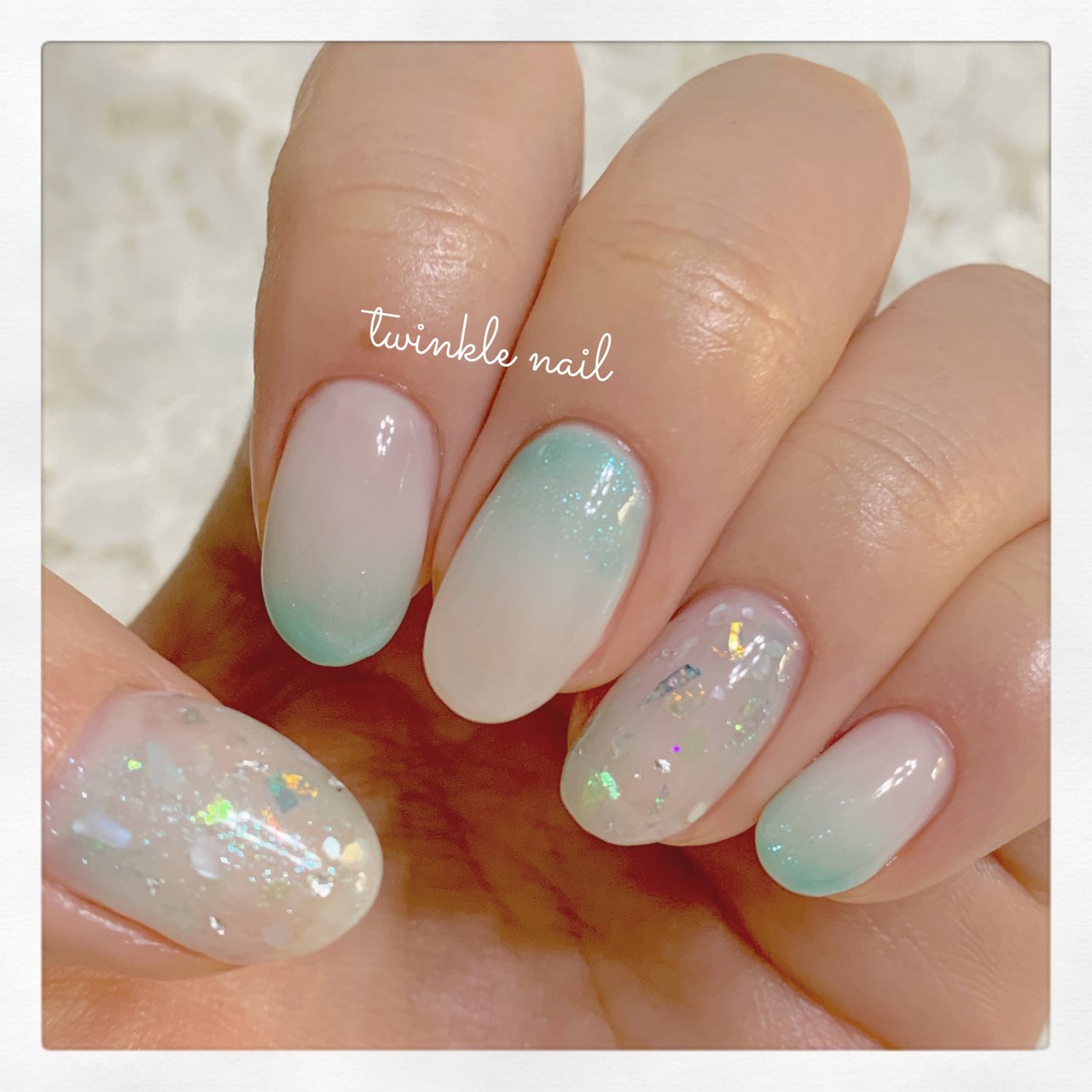 夏 七夕 リゾート ハンド グラデーション Twinkle Nailのネイルデザイン No ネイルブック