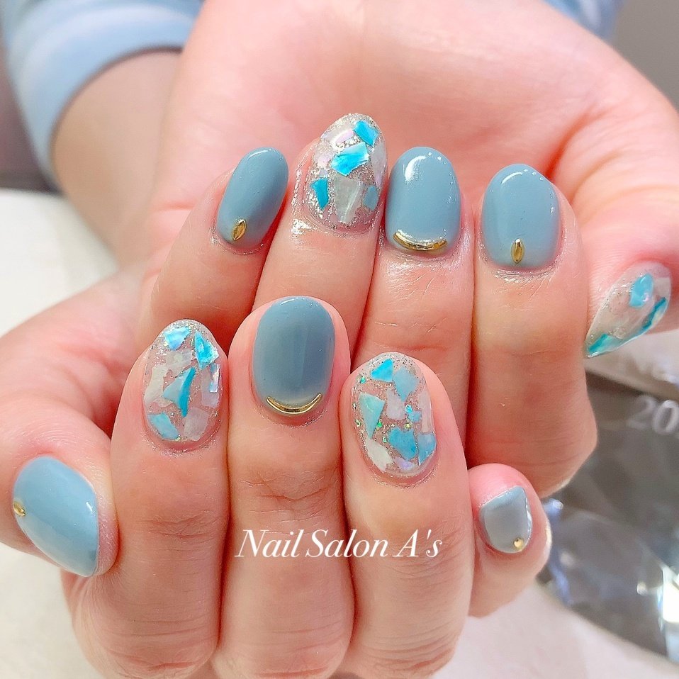 春 夏 海 浴衣 ハンド Nailasのネイルデザイン No ネイルブック