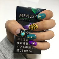 虎柄のネイルデザイン ネイルブック