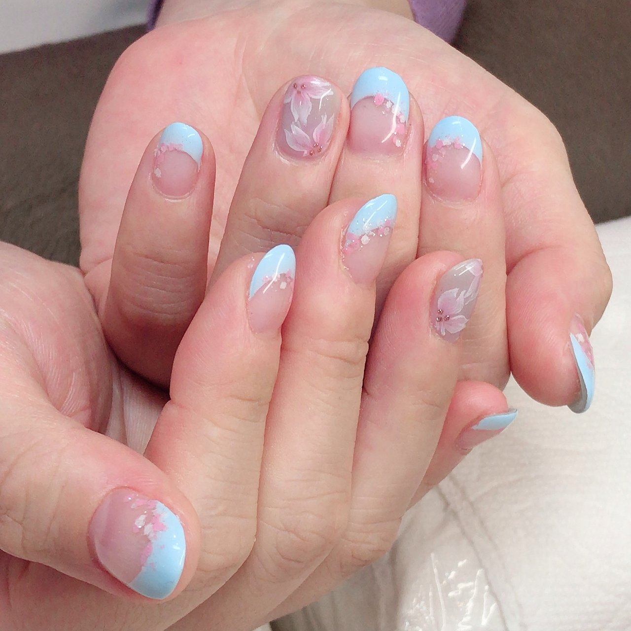 春 卒業式 入学式 ブライダル ハンド 溝の口 Nail Trees ネイルトゥリース のネイルデザイン No ネイルブック