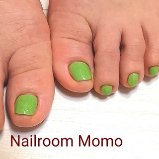 フットケアカラーのネイルデザイン ネイルブック