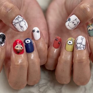 人気順 ムーミンのネイルデザイン ネイルブック