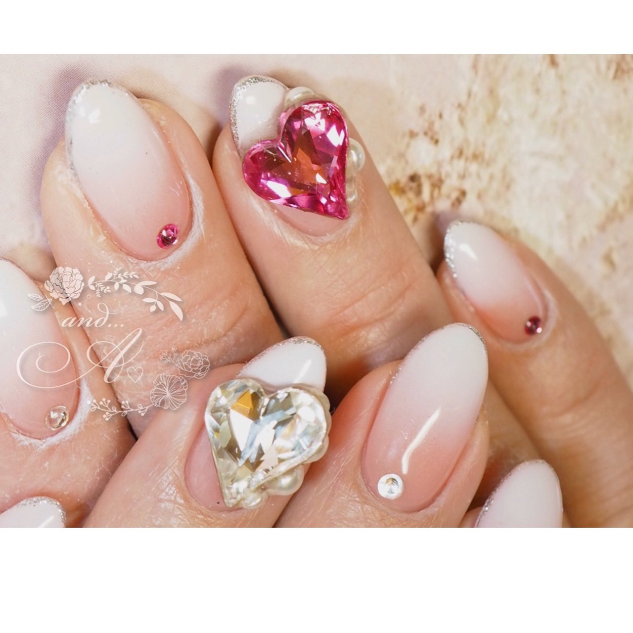 オールシーズン バレンタイン オフィス ブライダル ハンド Nailroom And A アンドエー のネイル デザイン No ネイルブック