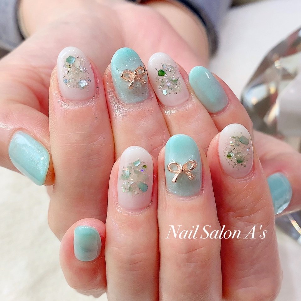 春 夏 七夕 海 ハンド Nailasのネイルデザイン No ネイルブック