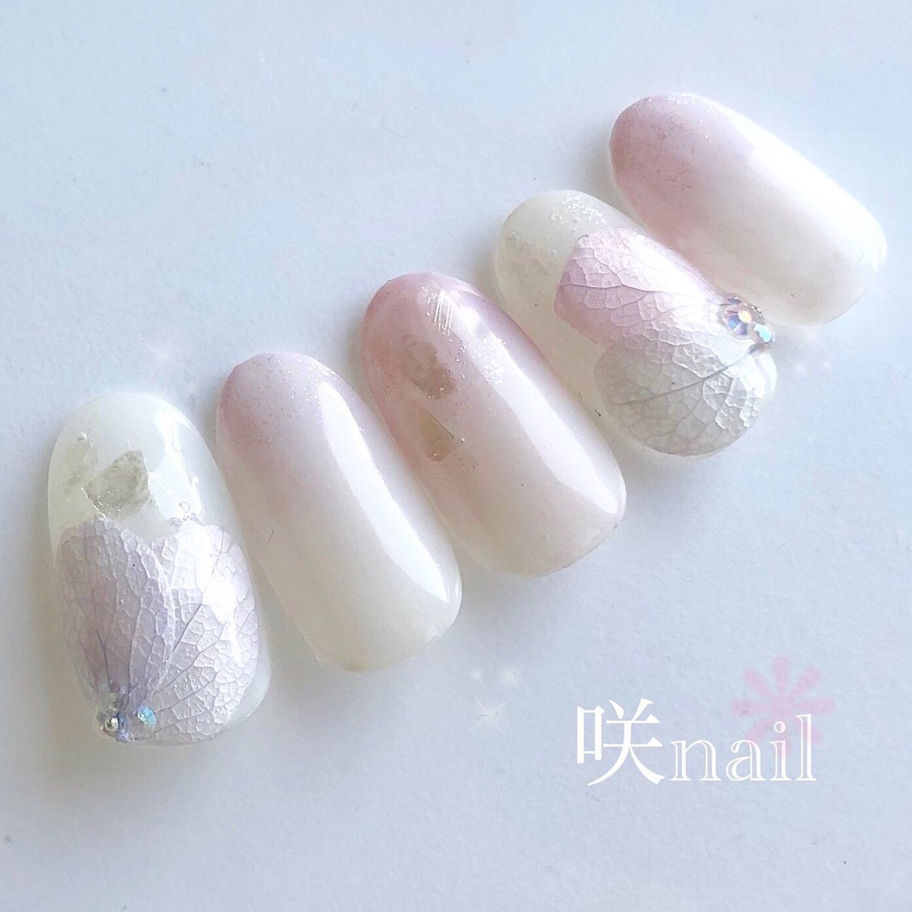 梅雨 オフィス デート 女子会 ハンド 咲nail サキネイル のネイルデザイン No ネイルブック