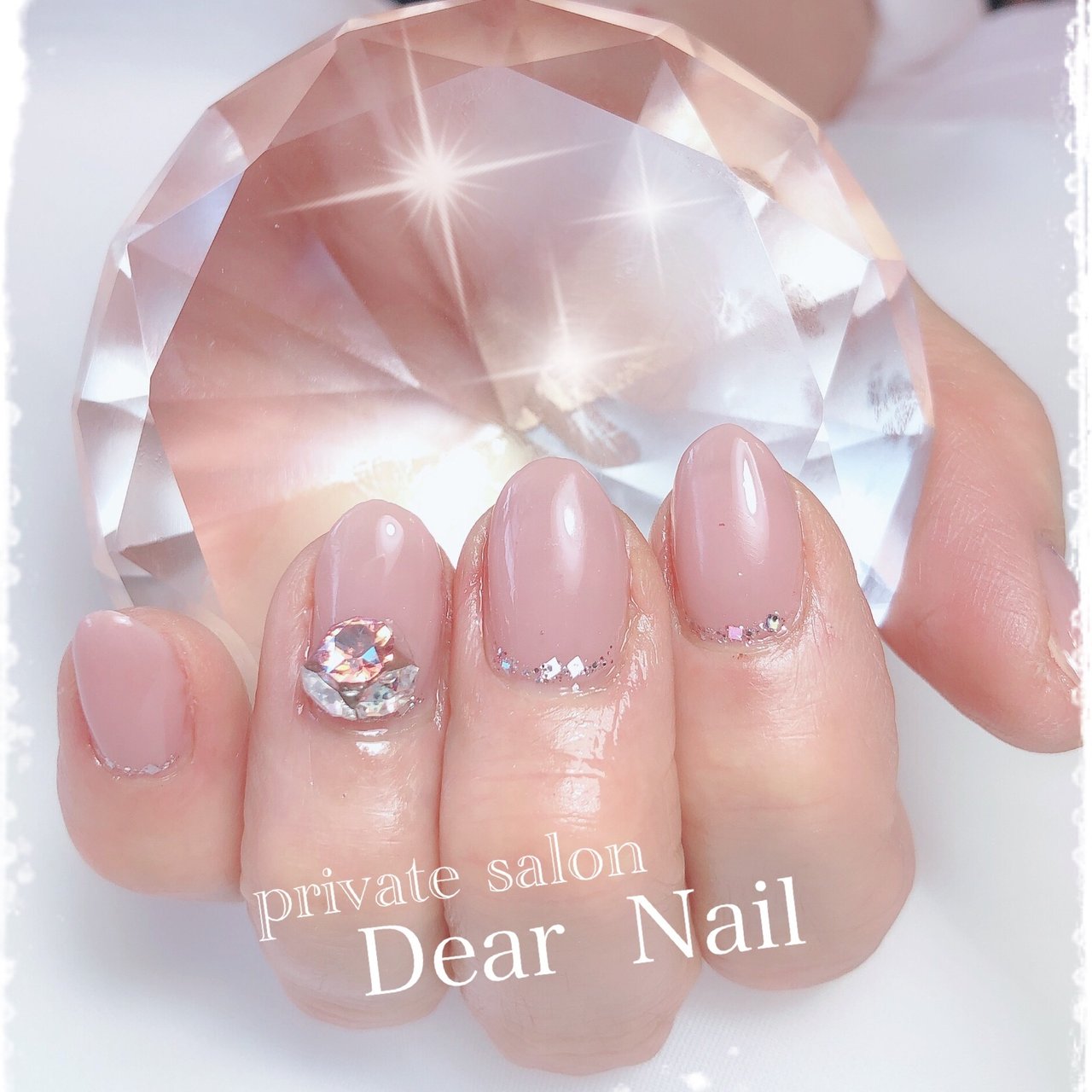 オールシーズン パーティー ハンド ラメ ワンカラー Dearnail39のネイルデザイン No ネイルブック