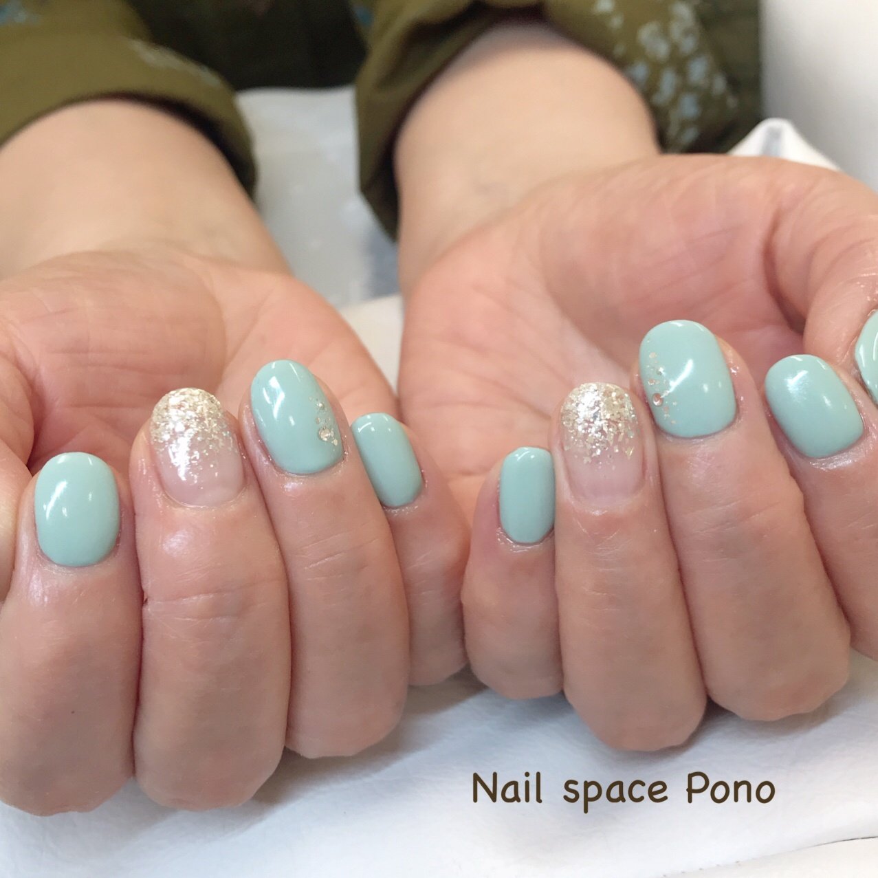 春 オールシーズン オフィス ブライダル ハンド Nail Space Pono まどちゃんのネイルデザイン No ネイルブック