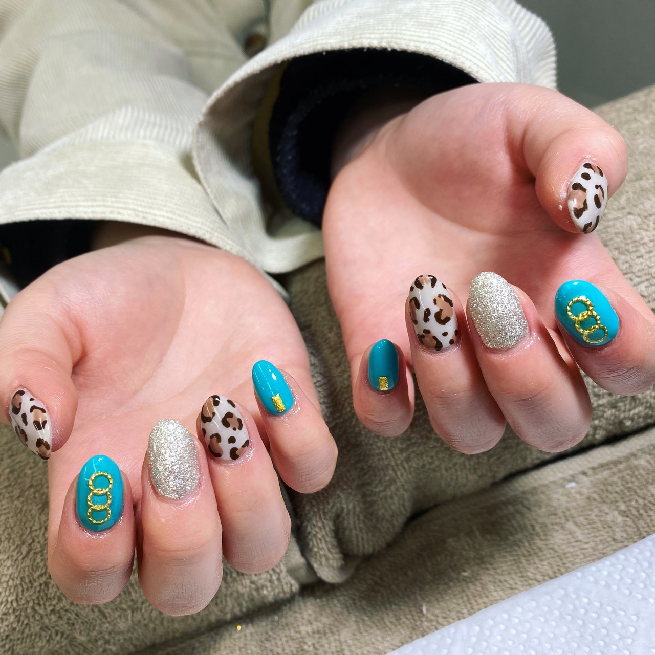 春 夏 オールシーズン ハンド レオパード アリスリー札幌北24条店のネイルデザイン No ネイルブック