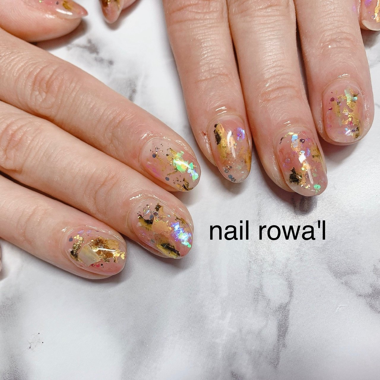 春 夏 秋 オールシーズン ニュアンス Private Nail Salon Rowa L ロワールのネイルデザイン No ネイルブック