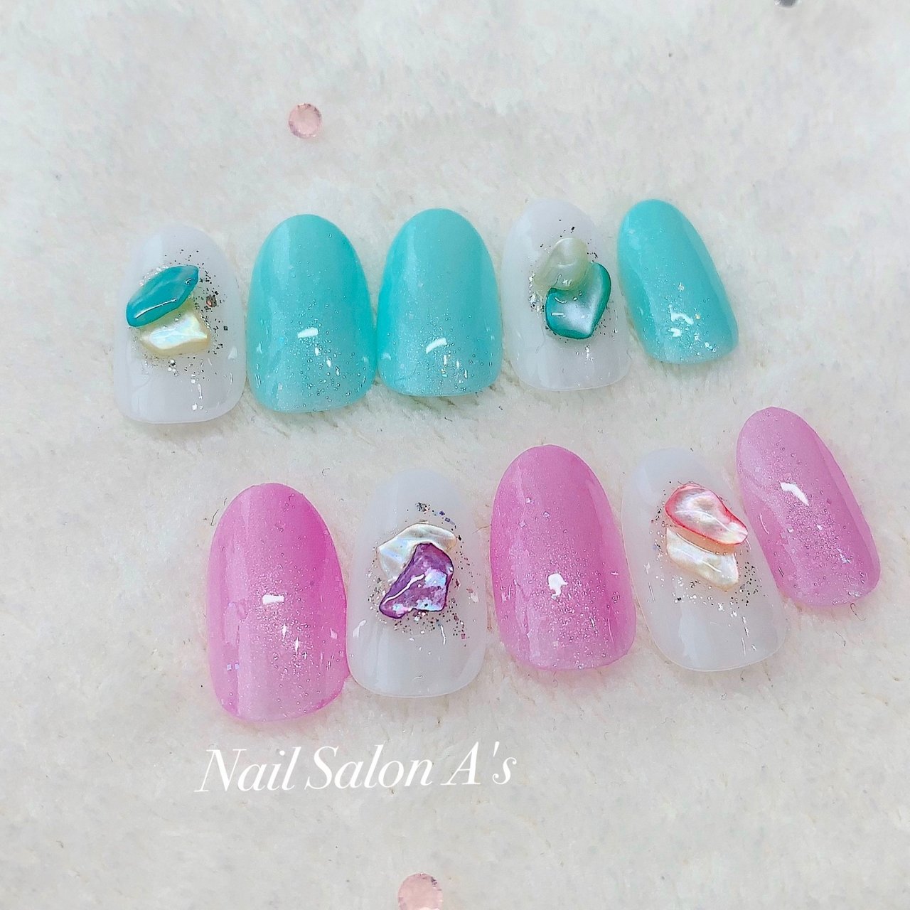 春 夏 旅行 梅雨 ラメ Nailasのネイルデザイン No ネイルブック