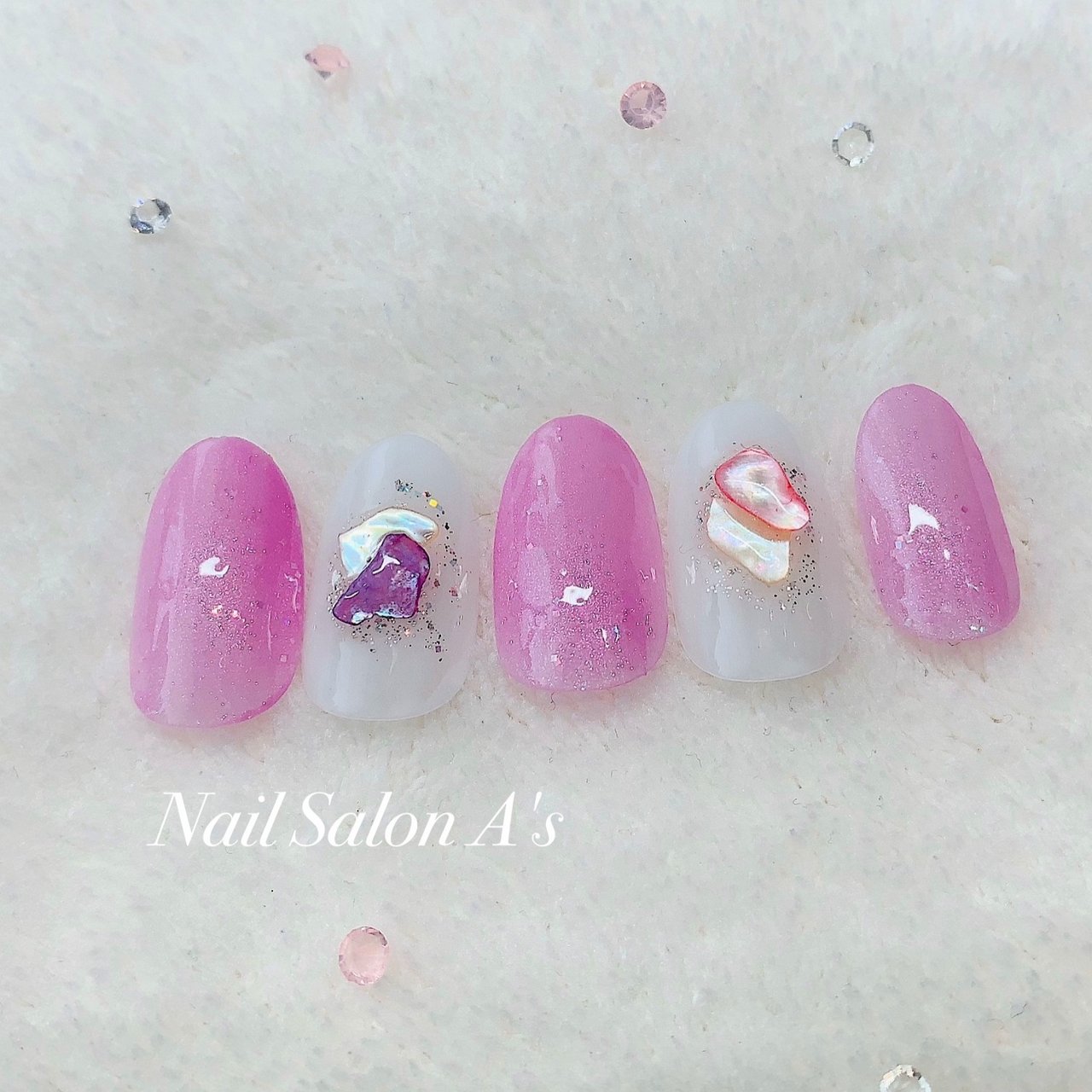 春 夏 旅行 梅雨 ラメ Nailasのネイルデザイン No ネイルブック