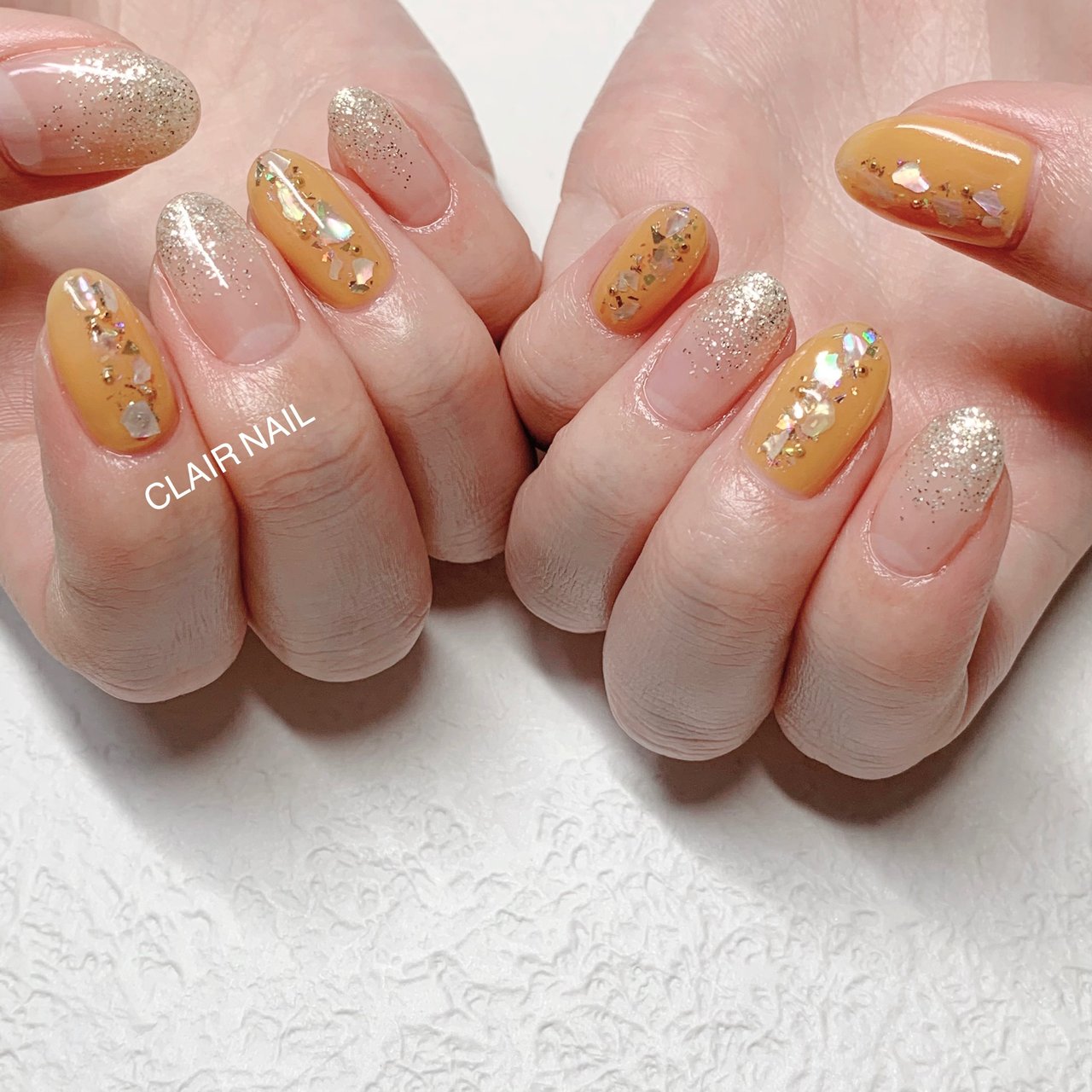 春 夏 秋 パーティー ラメ Nail Salon Clair クレール のネイルデザイン No ネイルブック