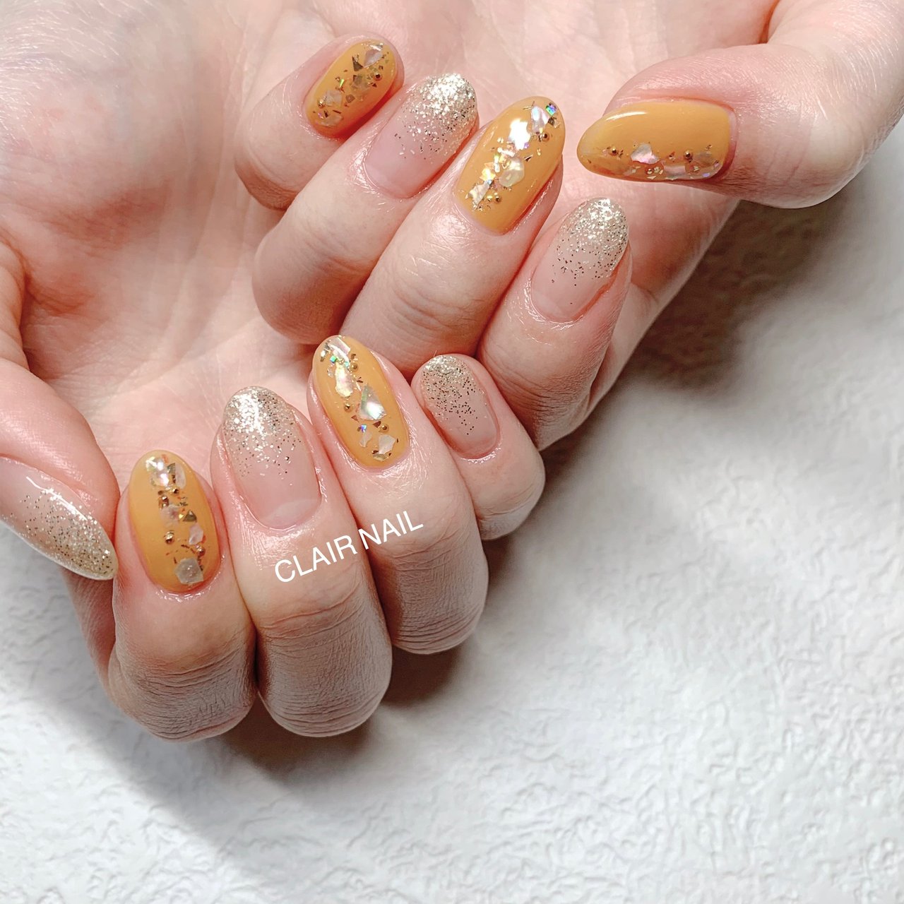 春 夏 秋 パーティー ラメ Nail Salon Clair クレール のネイルデザイン No ネイルブック